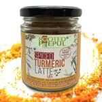 Rooted Peepul Spiced Turmeric Latte Mix | Golden Latte with Lakadong Turmeric | Pure & Delicious | Healthy Turmeric Milk | (75 Gms) - Fast Shipping to USA & Canada