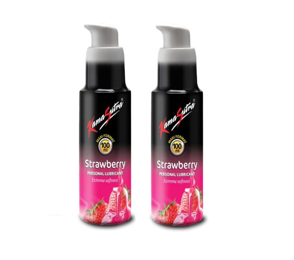 Kamasutra Strawberry Personal Lubricant Pack 2 - Fast Shipping to USA