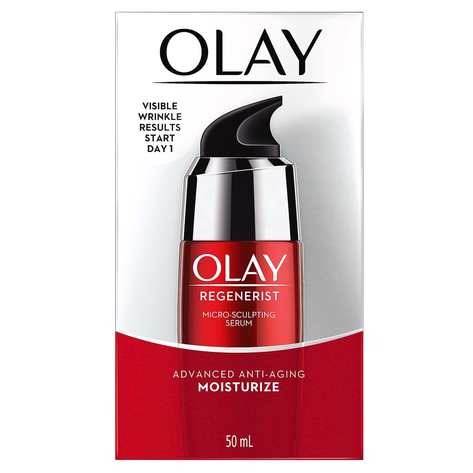 81kOHbYGARL-1.jpg Olay Regenerist Micro-Sculpting Serum with Hyaluronic Acid Face Moisturizer 1.7 Fl Oz - Fast Shipping to USA & Canada - Image 1