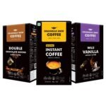Colombian Brew Coffee Powder Pure Instant 50g, Vanilla Instant 50g, Double Chocolate Mocha 50g, (Gift Pack Box) Buy 2 Get 1 Free - Fast Shipping to USA & Canada