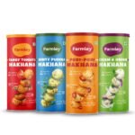 Farmley Flavored & Roasted Makhana Combo Jar, 308g (Pack of 4, 77gm each) - Fast Shipping to USA & Canada