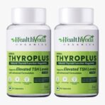 HEALTH VEDA ORGANICS PRIVATE LIMITED Thyroplus Supplements Packed With Natural Ingredients I 120 Veg Capsules I Supports Thyroid Function & Healthy Cellular Metabolism (Pack Of 2 Count) - Fast Shipping to USA