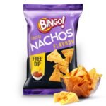 Bingo ! Nachos Cheese, Free Dip, Crunchy, Crispy Nacho Chips, Made Of Corn, Snacks Pack, 44G/42 Gram (Weight May Vary) - Fast Shipping to USA & Canada