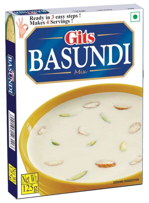 Gits Instant Basundi Dessert Mix, 125g (Pack of 2) - Fast Shipping to USA & Canada