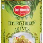 Del Monte Green Pitted Olives, 450g - Fast Shipping to USA & Canada
