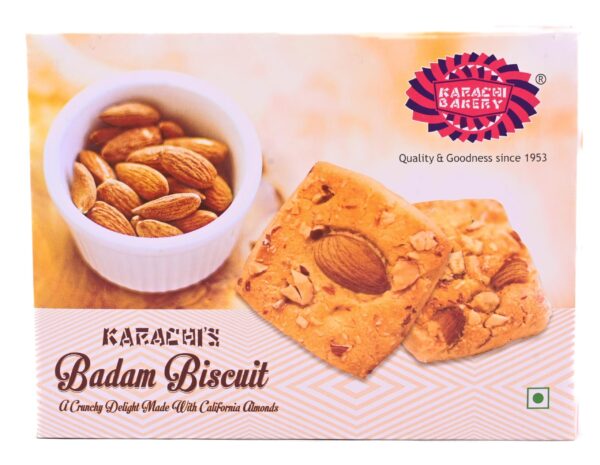 Karachi Bakery Badam Biscuits, 400 g/300 g (Weight May Vary) - Fast Shipping to USA & Canada