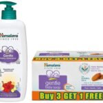 Himalaya Baby Shampoo (400 ml) & Himalaya Gentle Baby Soap (4N*75g) - Fast Shipping to USA & Canada