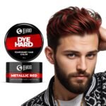 Beardo Dye Hard Temporary Hair Color - Metallic Red, 25g | Temporary 1-Day 1-Wash|DIY Instant Hair Color Makeup for Men| No Bleach | No Ammonia | No Damage - Fast Shipping to USA & Canada
