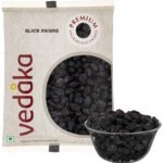 Vedaka Premium fresh Black Raisins, 200gm - Fast Shipping to USA & Canada