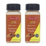Easy Life Combo of Cinnamon Powder 60 grams (Pack of 2) - Fast Shipping to USA & Canada
