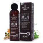 Ayouthveda Gentlemen PH Wash | Intimate Hygiene Wash For Men | PH Balancing Formula, Prevents Dryness, Itchiness & Bad Odor | Enriched With Aloe Vera, Haridra & Ashwagandha (Pack Of 1-180ml) - Fast Shipping to USA & Canada