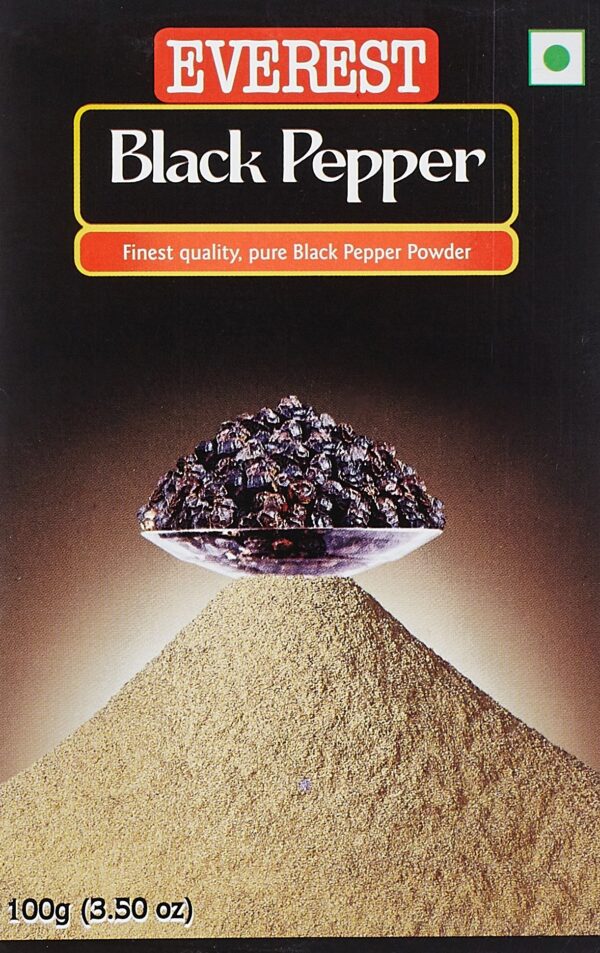 Everest Black Pepper Powder, 100Grams, Pack Of 1 - Fast Shipping to USA & Canada
