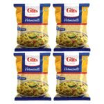 Gits Vermicelli Pouch Pure Veg | Seviyan | Sevai | 1400G (Pack Of 4 X 350G Each), High Protein - Fast Shipping to USA & Canada