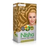 Nisha Cream Hair Color, 150g (60gm+90ml+18ml) and Conditioner - Golden Blonde - Fast Shipping to USA & Canada