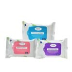 Claret Products Refreshing Wipes deeply cleanse and hydrate your skin-Flavour-Lavender -Aqua -Flower-Punch-Wet-Wipes-(Skin-&-Object-Cleaning)-20-Pcs-(Pack-Of-3) - Fast Shipping to USA & Canada - Image 2