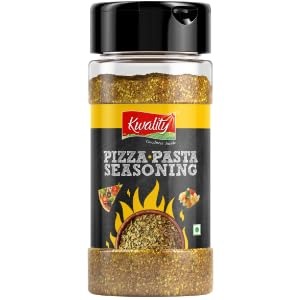 Kwality Pizza Pasta Mix 45g, All-Natural & Healthy Spice Blend, Premium Herbs and Spices in Glass Bottle, Perfect Seasoning for Pizza, Pasta. - Fast Shipping to USA & Canada