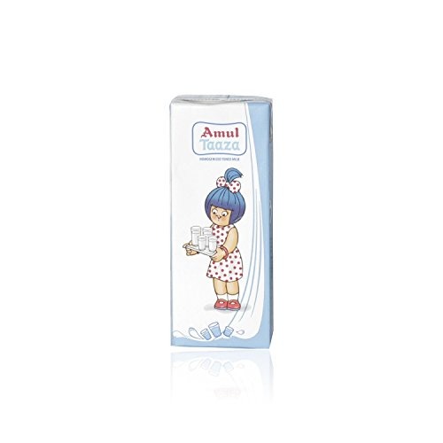 Amul Taaza Homogenized Milk Toned, 200ml - Fast Shipping to USA & Canada