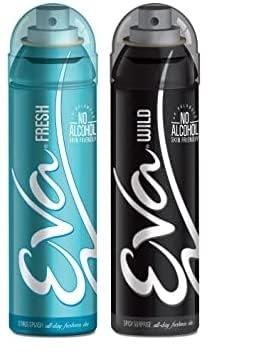 EVA Cyndicate EVA Spray Deo,Wild & Fresh Deo For Women, Skin Friendly,Dermatologically Tested, No Alcohol, Ph Balanced,Vegan,Cruelty Free,Paraben Free, Pack Of 2,300Ml - Fast Shipping to USA & Canada
