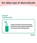 Born Good Plant Based Concentrated Tap and Shower Cleaner (50ml x 2) and Arctic Air Fragrance Toilet Bowl Cleaner 500 ml, Skin-Safe And Non Toxins - (Combo Pack of 3) - Fast Shipping to USA & Canada - Image 4