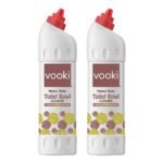 Vooki Heavy Duty Toilet Cleaner, Fumeless Deep Action Toilet Bowl Cleaner Liquid, Home and Commercial Use - 500 Ml Each (Pack of 2) - Fast Shipping to USA & Canada