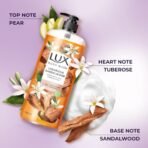 Lux Body Wash LUXURIOUS SANDALWOOD with Sandalwood Oil & Tuberose scent SuperSaver XL Pump Bottle with upto 12H* Long Lasting Fragrance|| Glycerine|| Paraben Free|| Rich Foam|| 750 ml - Fast Shipping to USA & Canada - Image 5