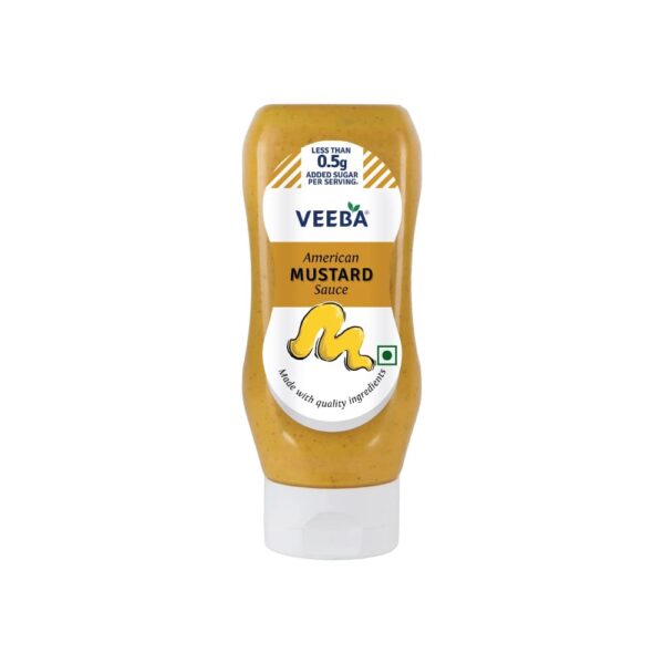 Veeba American Mustard Sauce, 320gram - Fast Shipping to USA & Canada