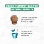 Born Good Plant Based Turkish Applewood Fragrance Disinfectant Liquid Floor and Surface Cleaner, Biodegradable, Non-Toxic And Eco-Friendly - 1 Ltr (Pack of 1) Refill Pouch - Fast Shipping to USA & Canada - Image 6