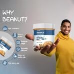 Beanut Regular Crunchy Peanut Butter 340gm each (Pack of 2) | 26gm Protein | 100% Vegan Peanut Butter, 100% Pure Roasted Peanut | High in Protein Spread, Gluten & Cholesterol Free, Nut Butter - Fast Shipping to USA & Canada - Image 6