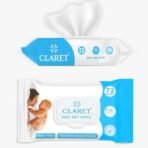 Claret Baby Wet Wipes, 99% Purified Water wipes, Aloe Barbadensis ,Gentle & Soap-Free, Prevents Rashes & Redness, Dermatologically Tested Baby wet wipes, Alcohol-Free wipes for entire body , Pack of 3 (72 Wipes/each) - Fast Shipping to USA & Canada - Image 6