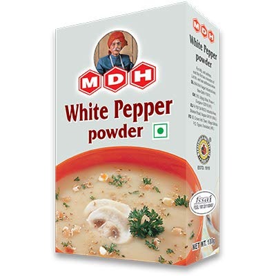 MDH White Pepper Powder 100gm Box - Fast Shipping to USA & Canada