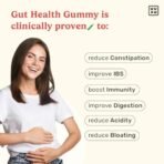 What's Up Wellness Gut Health Supplements Gummies | Prebiotics & Probiotics Supplement | Constipation, Bloating, Gas & Acidity Relief | Immunity | Clinically Proven Strain | 30 Days (Pack Of 1) - Fast Shipping to USA & Canada - Image 3