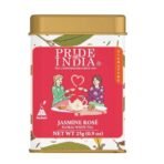 Pride of India | Jasmine Rose Royal White Tea | 15 Pyramid Full Leaf Individually Wrapped Tea Bags | Smooth & Sweet Flavor | Soothing & Calming Experience | Less Caffeine, Non-Bioengineered - Fast Shipping to USA & Canada - Image 2