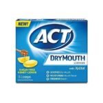 ACT Dry Mouth Honey Lemon Lozenges, 18 Lozenges Each (Pack of 6) - Fast Shipping to USA & Canada