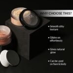 Stars Cosmetics Shiny Finish Bronzing Loose Powder For All Skin Types Light Weight Long Lasting Medium Coverage Radient Finish Shimmery Makeup Artist Sun Kissed Glow Face Girl & Women (Bronze-2) 15g - Fast Shipping to USA & Canada - Image 4