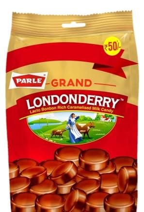 Parle Grand Londonderry Candy Pouch, 198g (Pack of 1) - Fast Shipping to USA & Canada