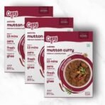 CURRYiT Andhra Mutton Masala Curry Paste 250g | Ready to Cook in 15 mins | Serves 6 | Just add Fresh Chicken, Mutton, Meat, Fish | Made with Ghee | No Preservatives | Eat with Rice | Indian Masala Gravy (Pack of 3 - 250g Each ) - Fast Shipping to USA & Canada