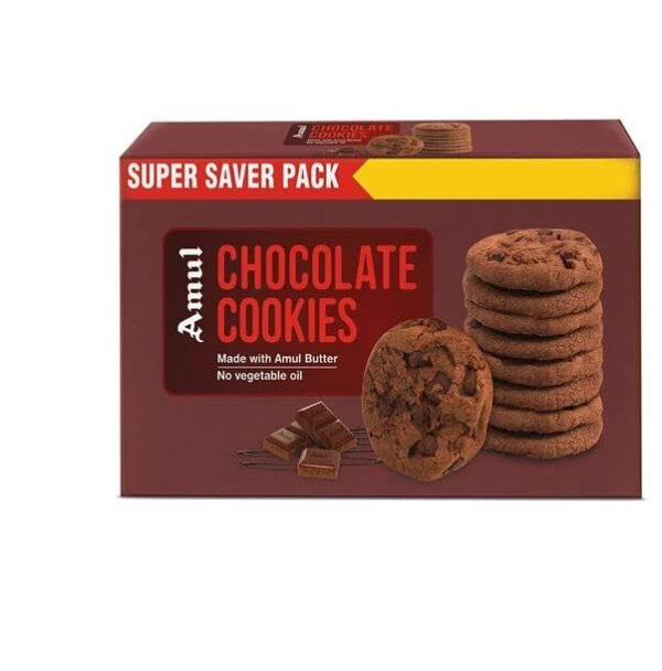Amul Chocolate Cookies, 300Gm. (Pack of 2) - Fast Shipping to USA & Canada
