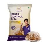 sugar.fit Active Sugar Control Atta 5Kg, 8-In-1 Multigrain Atta Flours Sharbati Wheat, Soybean, Black Chana, Ragi, Barley, Fenugreek, Flax Seed & Horse Gram - Fast Shipping to USA & Canada