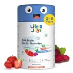 Little Joys DHA Omega 3 Brain Gummies For Kids | 2-6 years | 30 Day Pack | Improved Concentration, Mood & Sleep | Plant Based Omega 3 Supplements | Multivitamin Gummies For Kids With No Added Sugar - Fast Shipping to USA & Canada