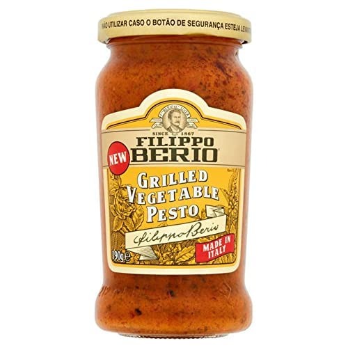 Filippo Berio Grilled Vegetable Pesto, 6.7 oz ? 190 g - Fast Shipping to USA & Canada
