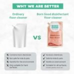 Born Good Plant Based Turkish Applewood Fragrance Disinfectant Liquid Floor and Surface Cleaner, Biodegradable, Non-Toxic And Eco-Friendly - 1 Ltr (Pack of 1) Refill Pouch - Fast Shipping to USA & Canada - Image 4