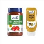 Veeba Pasta-Pizza Sauce,525g & American Mustard Sauce Pet Bottle,320g - Pack of 2 - Fast Shipping to USA & Canada - Image 2
