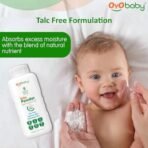 OYO BABY Gentle Baby Powder (Talc Free) For New Born Baby, Refreshes Baby?s Skin - Pack of 1 200g - Fast Shipping to USA & Canada - Image 3