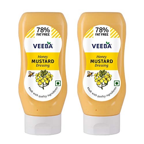 Veeba Honey Mustard Dressing, 300g - Pack of 2 - Fast Shipping to USA & Canada