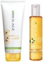 BIOLAGE Smoothproof Conditioner|Paraben free| Provides Humidity Control & Anti-Frizz Smoothness |For Frizzy Hair & Biolage Smoothproof Deep Smoothing 6-In-1 Professional Hair Serum - Fast Shipping to USA & Canada - Image 2