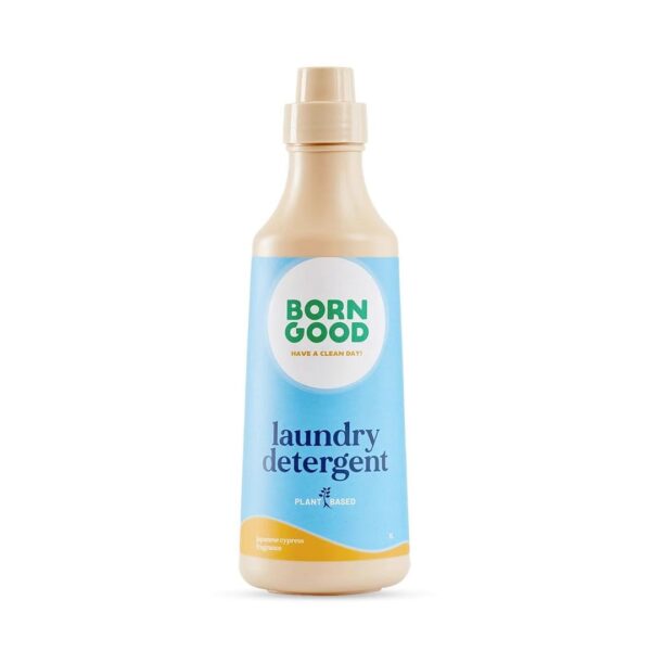 Born Good Plant Based Japanese Cypress Fragrance Laundry Detergent, Biodegradable, Non-Toxic And Eco-Friendly - 1 Ltr (Pack of 1) - Fast Shipping to USA & Canada