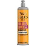 Bed Head TIGI Colour Goddess Oil Infused Hair Conditioner with Almond & Shea Butter for Coloured Hair, Salon Professional Colour Enhancing Formula with Keratin for Lasting Effect and Nourished Hair, 600 ml - Fast Shipping to USA & Canada