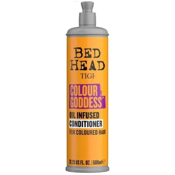 Bed Head TIGI Colour Goddess Oil Infused Hair Conditioner with Almond & Shea Butter for Coloured Hair, Salon Professional Colour Enhancing Formula with Keratin for Lasting Effect and Nourished Hair, 600 ml - Fast Shipping to USA & Canada