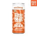 Coolberg Peach Non Alcoholic Beer 300ml CANs - Pack of 2 (300ml x 2) - Fast Shipping to USA & Canada - Image 3