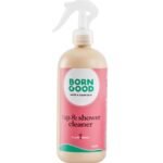 Born Good Eco-Friendly Plant Based Tap And shower Cleaner, Removes Hard-Water Stain And Dissolves Limescale - 500 ml (Pack of 1) Spray Bottle - Fast Shipping to USA & Canada